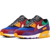 Nike Air Max 90 Qs Viotech Rubber-trimmed Suede And Mesh Sneakers In University Red/ Vanilla/ Grape