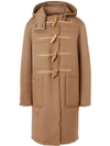 BURBERRY REVERSIBLE HOODED DUFFLE COAT