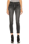 Moussy Vintage Westcliffe High-rise Skinny Jeans In Light Black