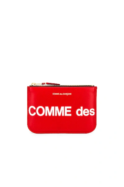 Comme Des Garçons Huge Logo Wallet