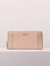 Kate Spade Spencer Zip-around Continental Wallet In Rosy Cheeks Multi