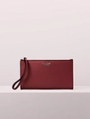 Kate Spade Sylvia Large Continental Wristlet In Cherrywood