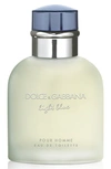 Dolce & Gabbana Light Blue Pour Homme Eau De Toilette Spray 2.5 Oz.
