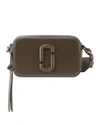 Marc Jacobs Leather Snapshot Camera Cross Body Bag In Gray
