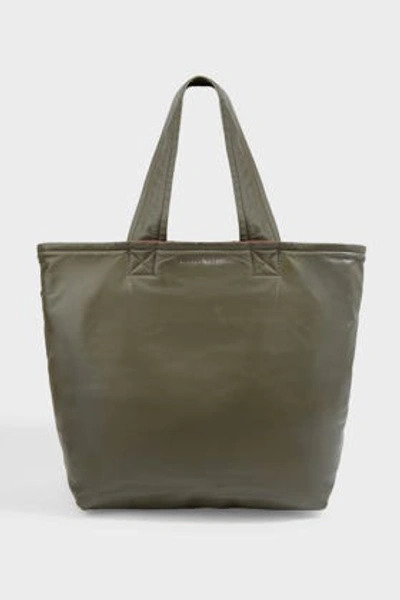 Victoria Beckham New Sunday Leather Tote In Green