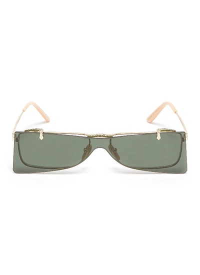 Gucci Flip Lens Metal Square Sunglasses