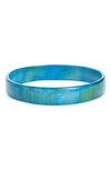 Akola Horn Bangle In Blue