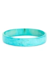 Akola Horn Bangle In Turquoise