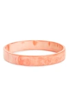 Akola Horn Bangle In Coral