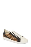 Dolce Vita Nino Sneaker In Dark Leopard Calf Hair