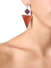 ISABEL MARANT ROSEWOOD EARRINGS,11062859