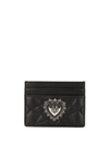 DOLCE & GABBANA DEVOTION EMBELLISHED CARDHOLDER