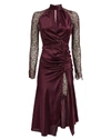 JONATHAN SIMKHAI Silk Lingerie Lace Dress,060037054261