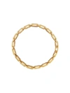 BURBERRY RESIN AND GOLD-PLATED CHAIN LINK NECKLACE