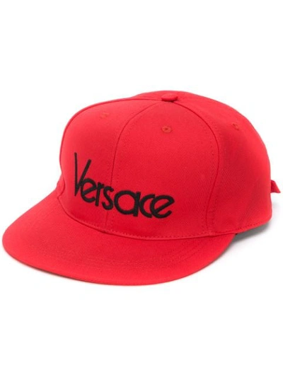 Versace Baseballkappe Mit Logo-stickerei In I478