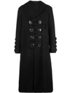 YOHJI YAMAMOTO BIG BUTTON LOOFAH COAT