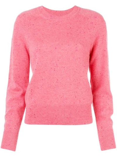 Isabel Marant Knitted Cashmere Jumper In Pink