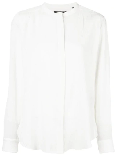 Isabel Marant Classic Long-sleeve Blouse In White