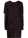 LALA BERLIN SHORT PATTERNED DRESS