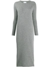ALLUDE KNITTED MIDI DRESS