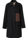 BURBERRY PATCH DETAIL COAT