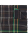 GUCCI LONG PLAID SCARF