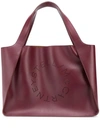 STELLA MCCARTNEY PERFORATED LOGO TOTE