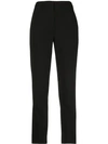MILLY CROPPED SLIM-FIT TROUSERS