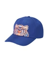 Kenzo Lion Embroidered Nylon Baseball Hat In Blue