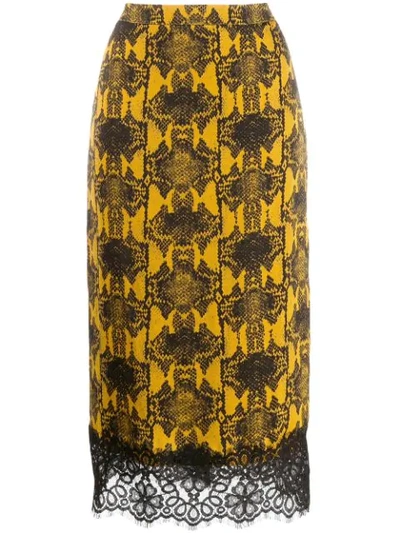 Essentiel Antwerp Traveller Midi Pencil Skirt In T4ng