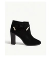 Ted Baker Anaedi Suede Bow Detail Heeled Ankle Boots-black