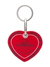 BALENCIAGA CASINO HEART KEYRING