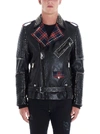 PHILIPP PLEIN PHILIPP PLEIN MEN'S BLACK LEATHER OUTERWEAR JACKET,MLB0987PLE010N0213 3XL