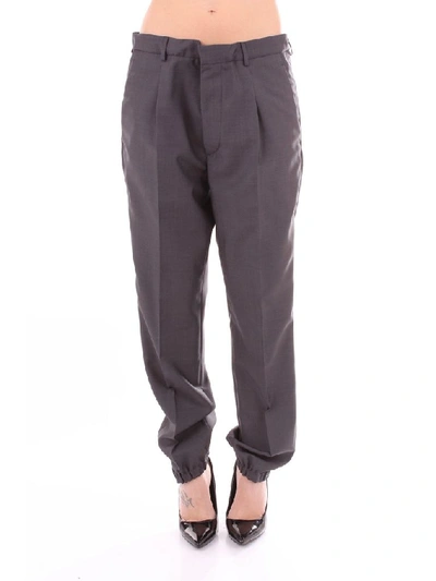 Prada Women's Grey Other Materials Trousers