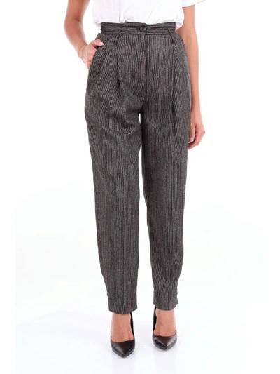 Tela Women's Grey Polyester Pants