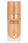 Charlotte Tilbury Airbrush Flawless Longwear Foundation 7.5 Neutral In 8 Warm