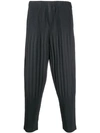 ISSEY MIYAKE PLEATED DROPPED CROTCH TROUSERS