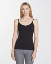 Lafayette 148 Plus Size Jersey Camisole W/ Adjustable Straps In Black