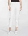 Lafayette 148 Plus-size Jodhpur Cloth Front Zip Cropped Bleecker Pant In White