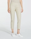 Lafayette 148 Plus-size Jodhpur Cloth Front Zip Cropped Bleecker Pant In Khaki