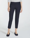 Lafayette 148 Plus-size Jodhpur Cloth Front Zip Cropped Bleecker Pant In Ink