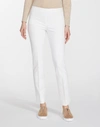 Lafayette 148 Plus-size Jodhpur Cloth Front Zip Bleecker Pant In White