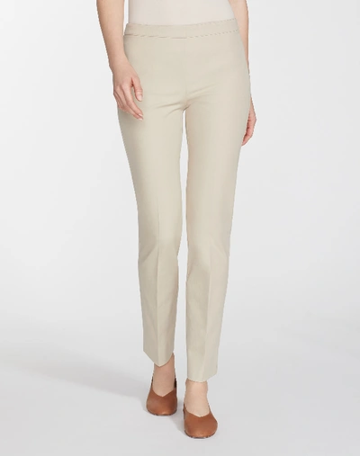 Lafayette 148 Plus-size Jodhpur Cloth Front Zip Bleecker Pant In Khaki