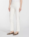 Lafayette 148 Plus-size Italian Stretch Wool Front Zip Ankle Length Pant In Ivory