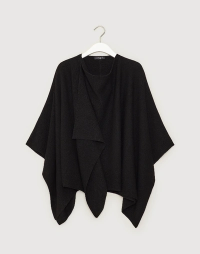 Lafayette 148 Embroidered Cashmere Wrap In Black