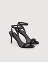 LAFAYETTE 148 SUEDE JEWELLE STILETTO