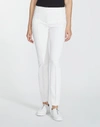 Lafayette 148 Gramercy Acclaimed-stretch Pants In White