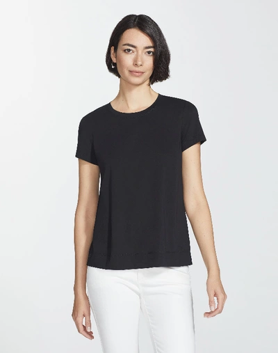 LAFAYETTE 148 PLUS-SIZE COTTON JERSEY MODERN TEE