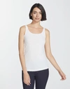 LAFAYETTE 148 PLUS-SIZE LIGHTWEIGHT COTTON RIB MODERN TANK