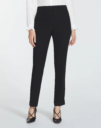 Lafayette 148 Mercer Acclaimed Stretch Skinny Pants In Black